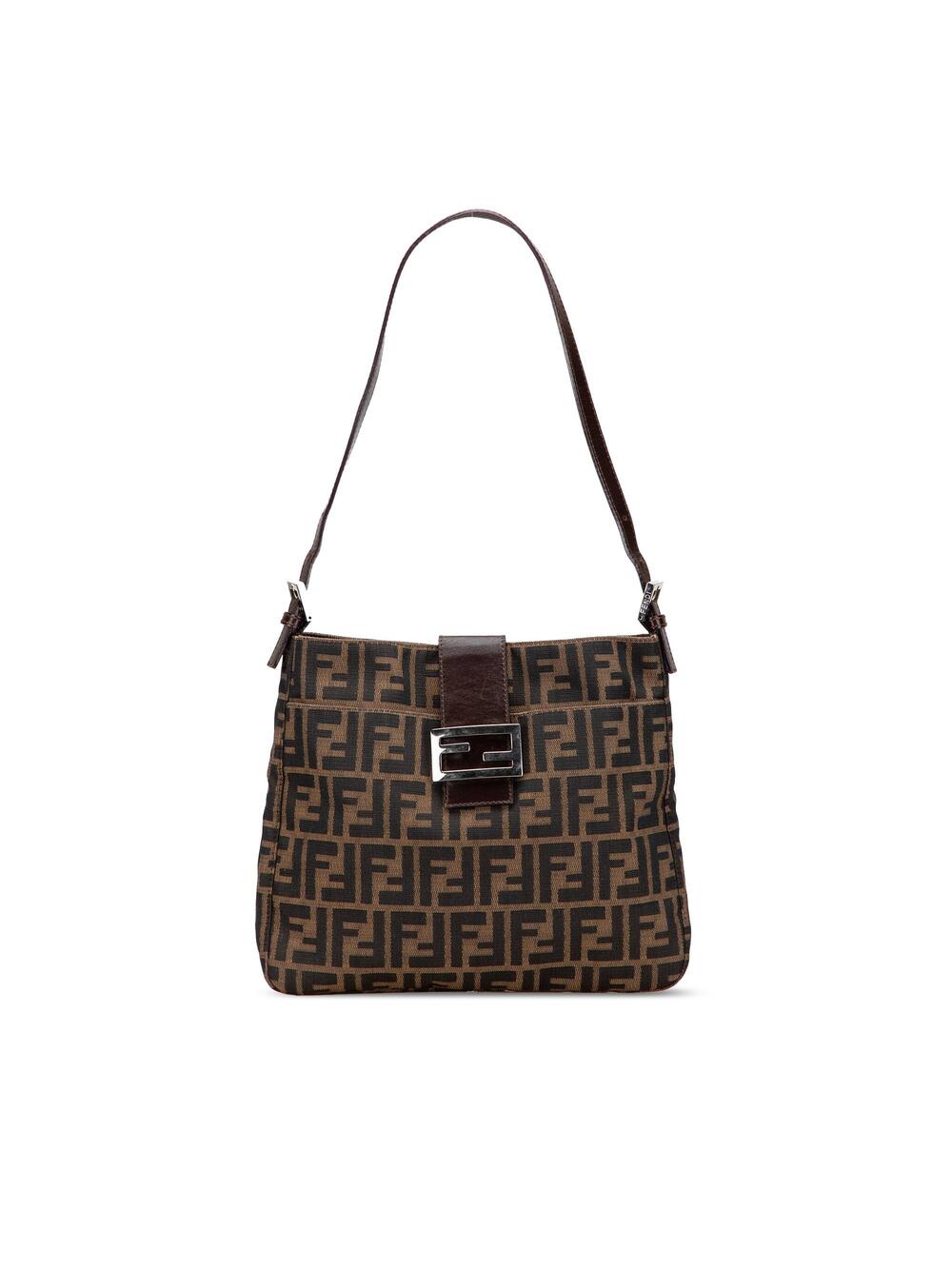 Fendi Vintage Shoulder Bag Zucca Canvas #369369F96B